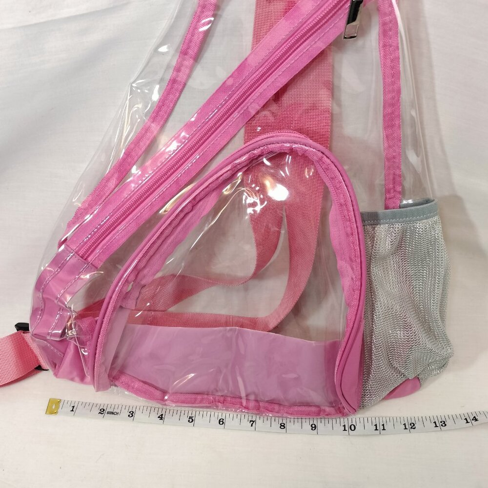 HULISEN Clear Sling crossbody Bag (Stadium/Arena Approved) NWOT - Picture 2 of 4